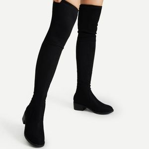 Shein Thigh High Heeled Boots